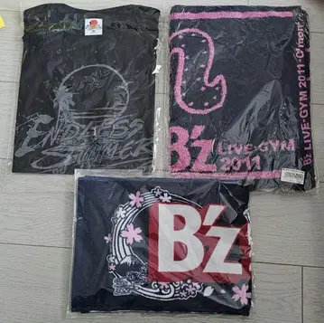 B'z 라이브 투어 티셔츠 외 세트
