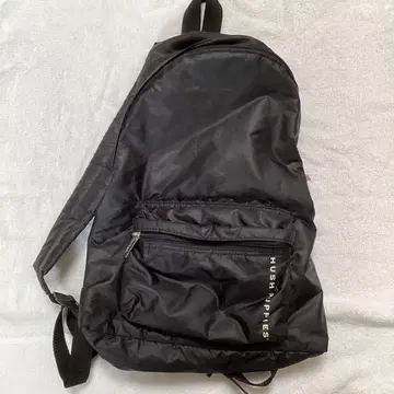 허시파피 나일론 백팩 컨디션 최상 블랙