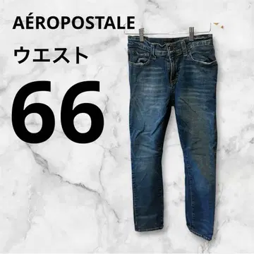 에어로포스탈 스키니 데님 데님 블루
