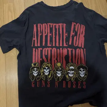 H&M Guns n' roses 건즈 앤 로지스 사이즈 XL