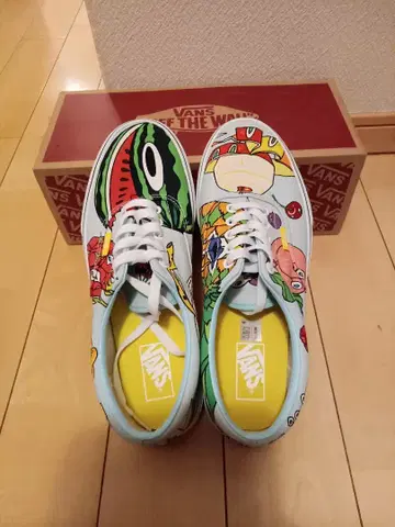 레어 VANS 컬러풀 후르츠 슬립온 27.5