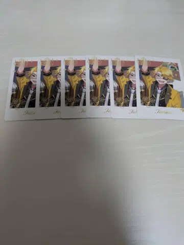컬러풀 피치  폴라로이드풍 트레이딩 카드 타츠 6장 세트