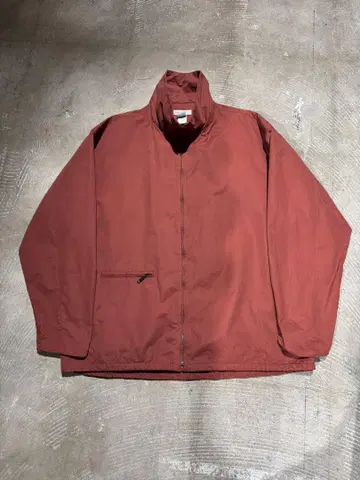Zegna S 코튼 x 폴리 스탠드 카라 지퍼 블루종
