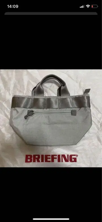 BRIEFING 그레이 토트백