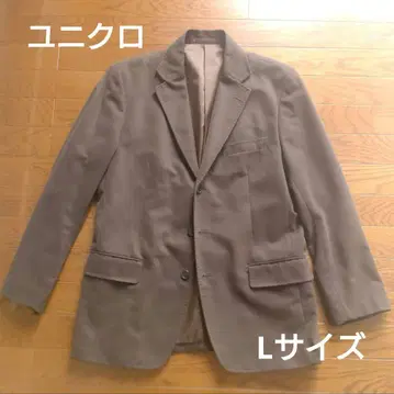 유니클로 브라운 테일러드 자켓