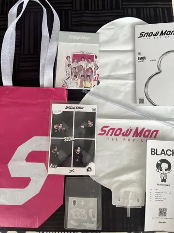 Snow Man 1st POP UP 굿즈 세트