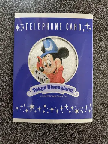 미사용 telephone card 디즈니