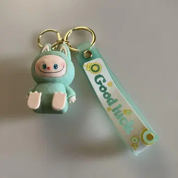 민트 그린 캐릭터 키링
