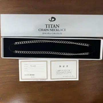 phiten TITANCHAIN 파이텐 티타늄 체인 목걸이 50cm