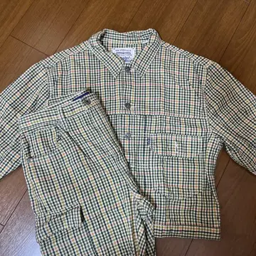 Levi's 체크 무늬 자켓 팬츠 셋업