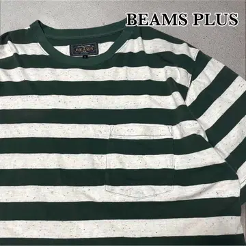 새상품급 BEAMS PLUS 컬러 네프 스트라이프 T셔츠 23SS
