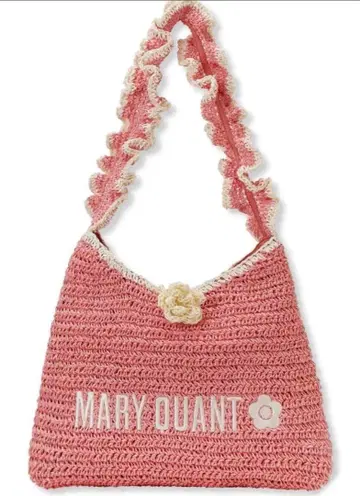 MARY QUANT 핑크 토트백