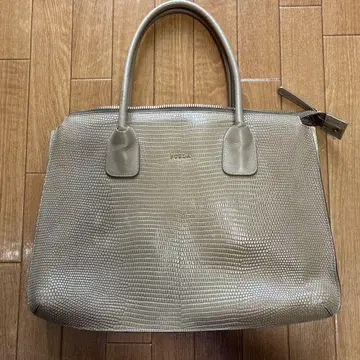 FURLA 악어 엠보싱 백 핸드백 숄더백 여성용