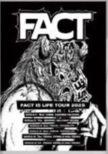 FACT IS LIFE TOUR POSTER