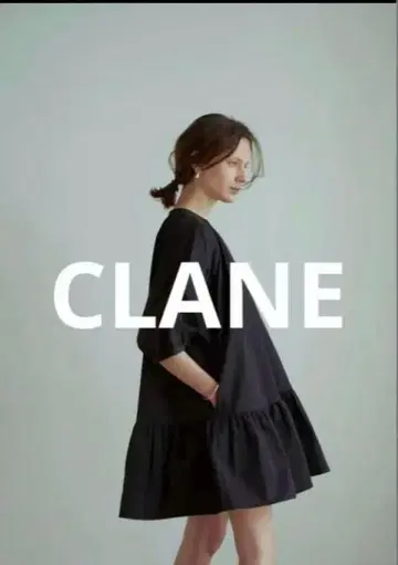 CLANE 퍼프 미니 원피스