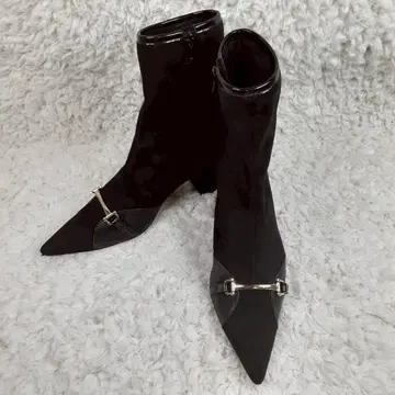 새상품급 25.0cm Herlipto 하립투 앵클부츠 블랙