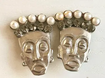 골동품 코스튬 주얼리 동양인 에스닉 개성파 vintage 귀찌