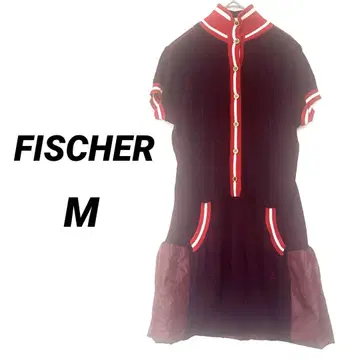 FISCHER 원피스 골프 캐주얼 빨간색 계열 미니 원피스 귀여운 M
