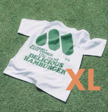 맛있는 부음성 모스버거 콜라보 T셔츠 그린 XL