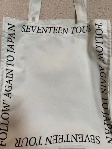 SEVENTEEN FOLLOW AGAIN JAPAN 토트백