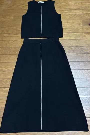 ZARA 블랙 스커트 니트 셋업