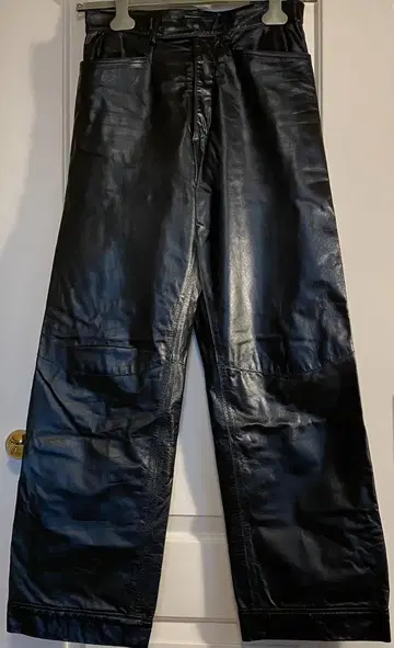[ 이탈리아제 ] EMPORIO ARMANI 인조 가죽 팬츠 44