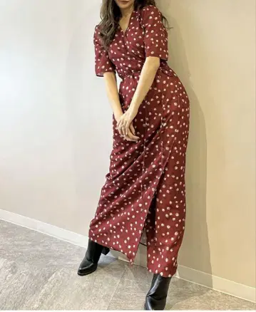 ROSY LUCE FLOWER CACHE-COEUR DRESS S