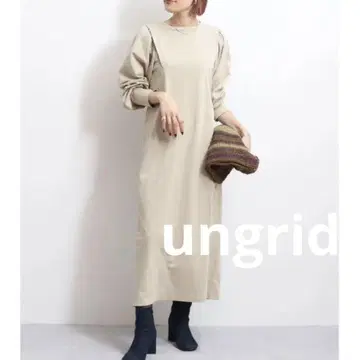 [ 새상품급 ] Ungrid 슬리브 디자인 컷 원피스