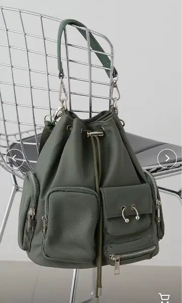 바디 피어싱 부착 아웃 포켓 복조리 백