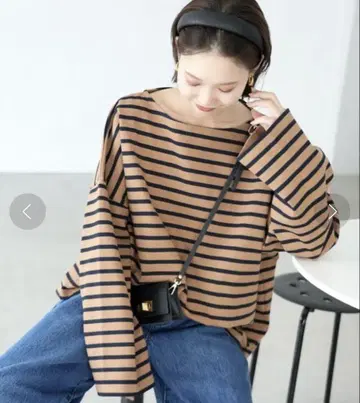 [ LeMinor ] SLOBE everyday 빅 보더 티셔츠