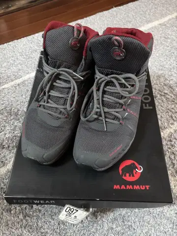 Mammut T Aenergy Mid Men 26.5cm 그레이/레드