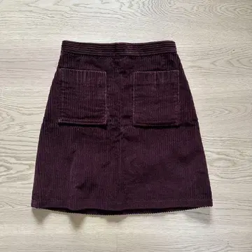 A.P.C. 코듀로이 스커트 버건디 34 사이즈