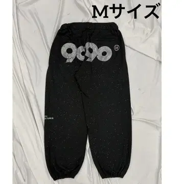9090 girl 90 Logo Glitter Sweat Pants