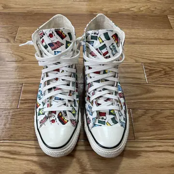 컨버스 converse ALL STAR 올스타 하이컷 국기 패턴