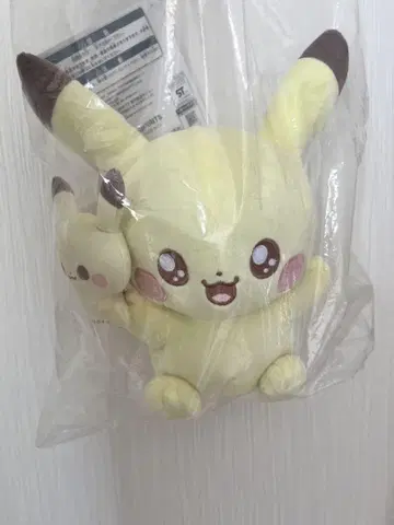 피카츄 봉제 인형 포켓피스 제일복권 A상