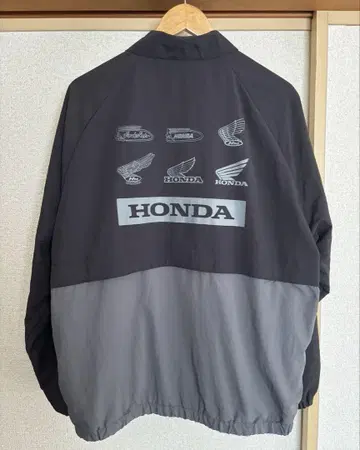 레어 GU x HONDA 콜라보 나일론 자켓 블루종 L 블랙