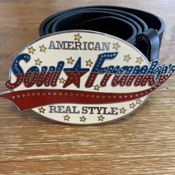 Soul Franky 스터드 장식 가죽 벨트