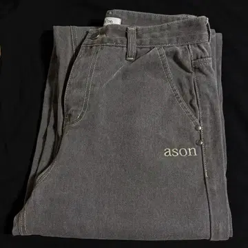 한국 ason 아존 SMOG WIDE PANTS 그레이
