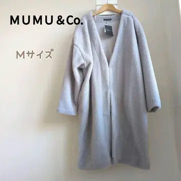 MUMU&Co 보아 안감 부착 코트 따뜻한 포근포근 가운 스타일리시