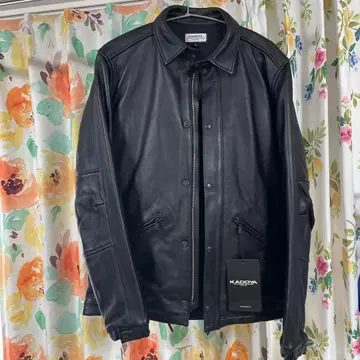 KADOYA 블랙 가죽 자켓 M