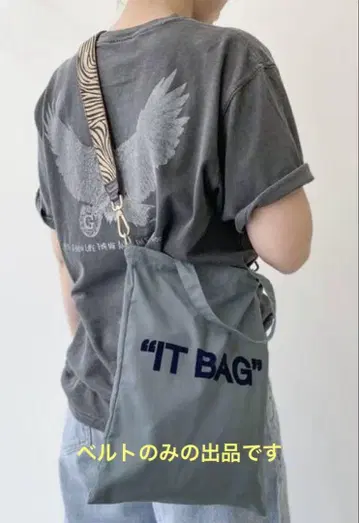 [ GOOD GRIEF! ] Belt with It Bag 제브라