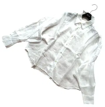 [plage] 25상품 새상품급 Linen Short 셔츠 화이트 F