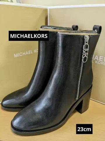 [ 새상품 ] MICHAEL KORS 블랙 부티 23cm