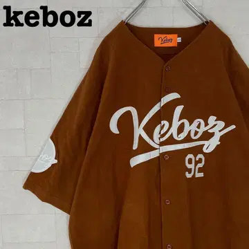 [인기 L 사이즈] 케보즈 빅 로고 베이스볼 셔츠 자수 레어 컬러 558