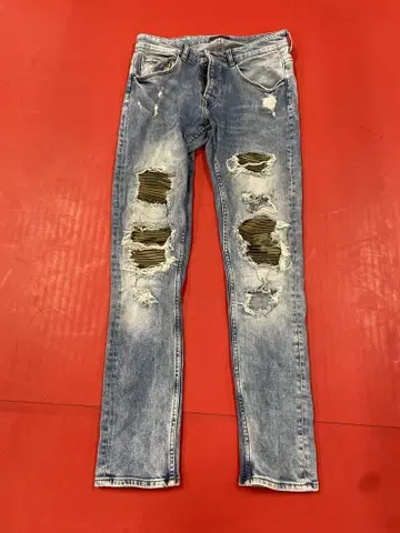 ZARA MAN 데미지 데님 팬츠 42
