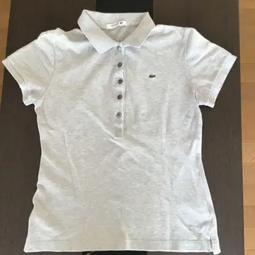 LACOSTE 그레이 피케 셔츠 38 L 사이즈