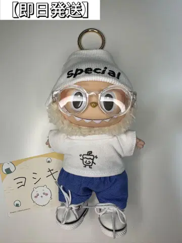 [ 당일 발송 ] LABUBU용 옷 갈아입기 의류 5세트 화이트 오샤레