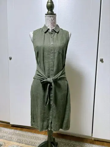 USED [ Three dots ] 쓰리도츠 린넨 셔츠 원피스