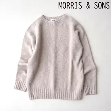 MORRIS & SONS 스코틀랜드제 울 긴팔 니트 스웨터