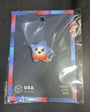 오사카 만박 EXPO 미국관 핀 배지 스파크 USA